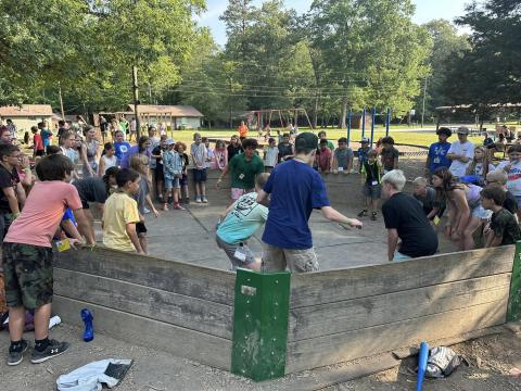 Gaga Ball at Camp