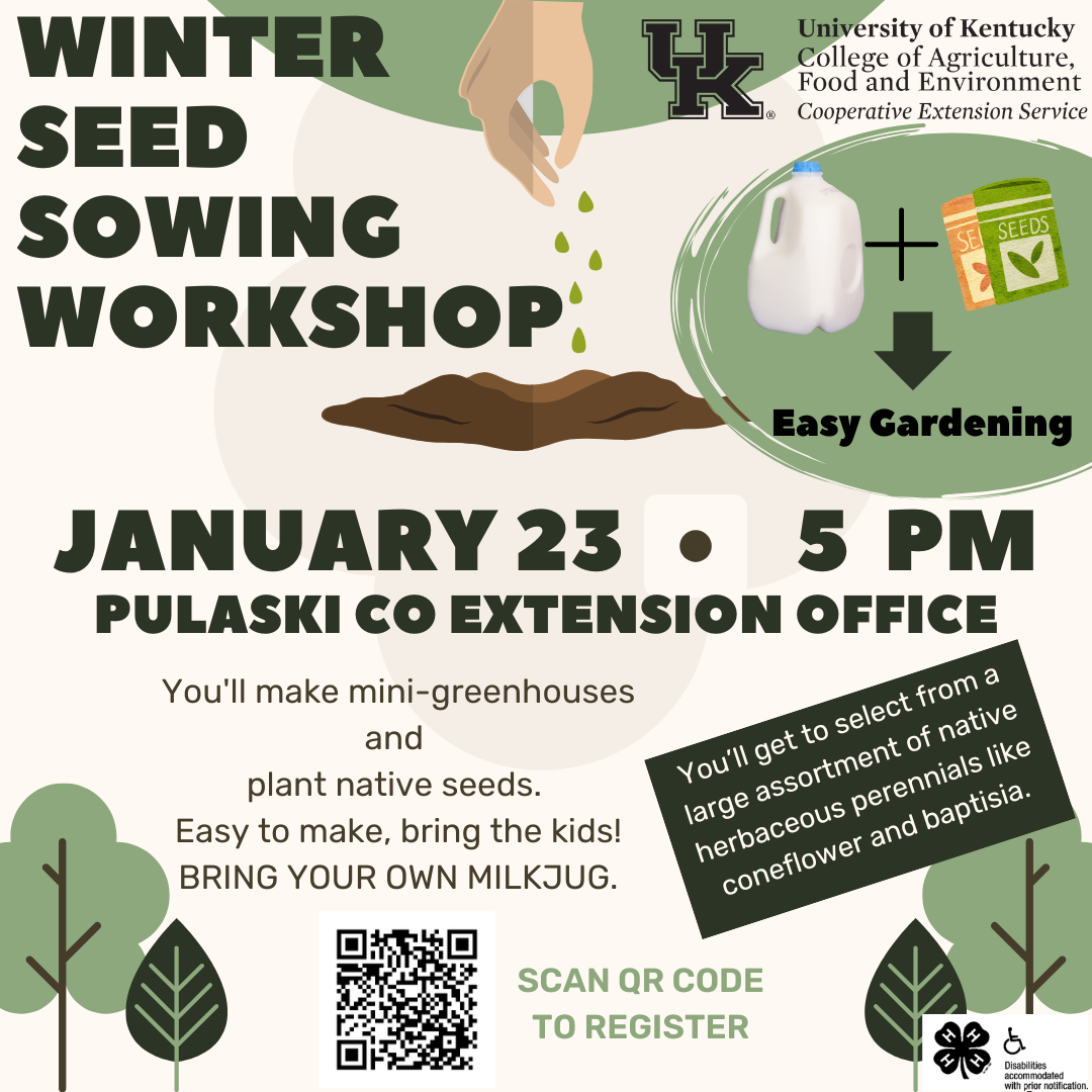 Winter Seed Sowing Flyer